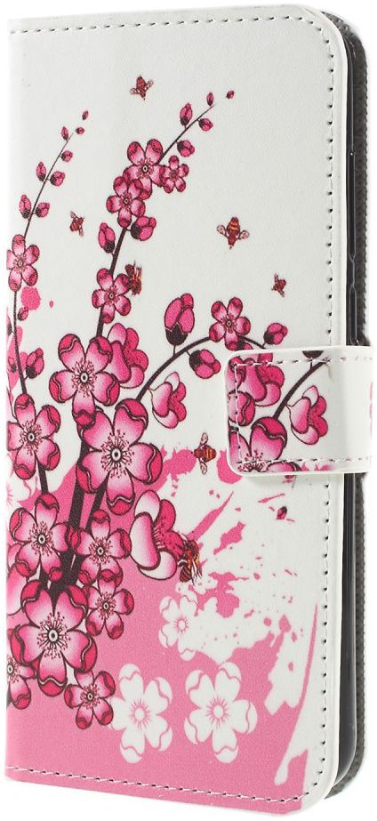 Nokia 5.1 Plus Portemonnee Hoesje met Blossom Print afbeelding 4
