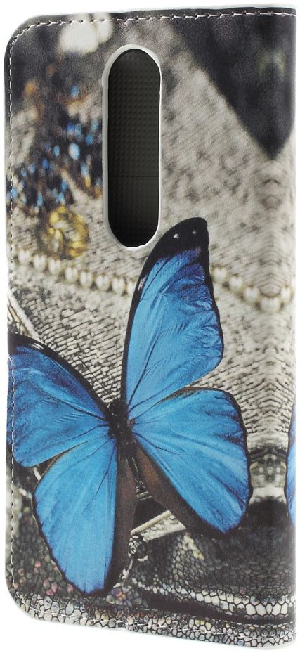 Nokia 5.1 Plus Portemonnee Hoesje met Vlinder Print afbeelding 3