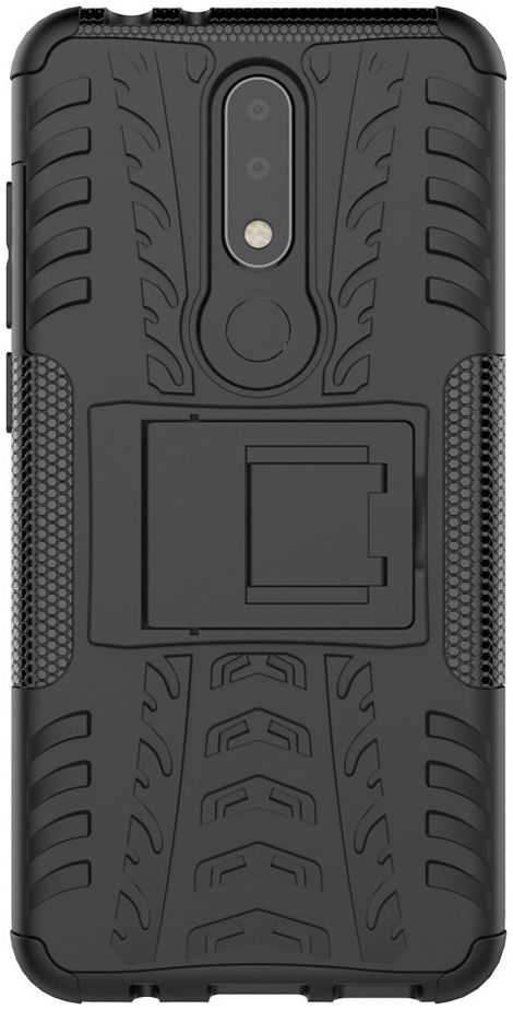 Hybride Nokia 5.1 Plus Hoesje Zwart afbeelding 4