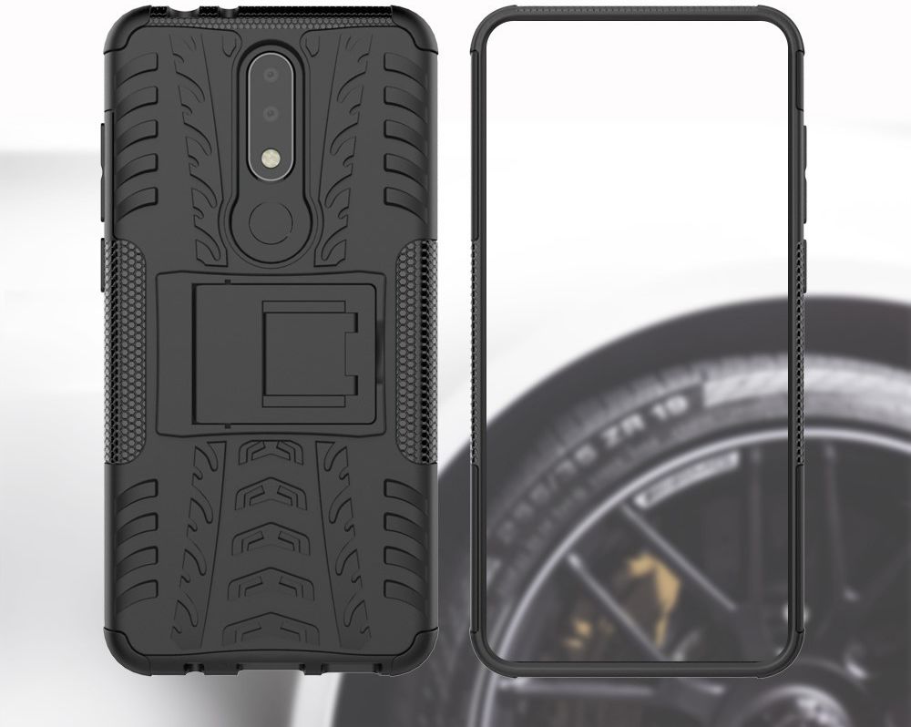 Hybride Nokia 5.1 Plus Hoesje Zwart afbeelding 9