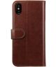 Rosso Element Apple iPhone XS / X Hoesje Book Cover Bruin