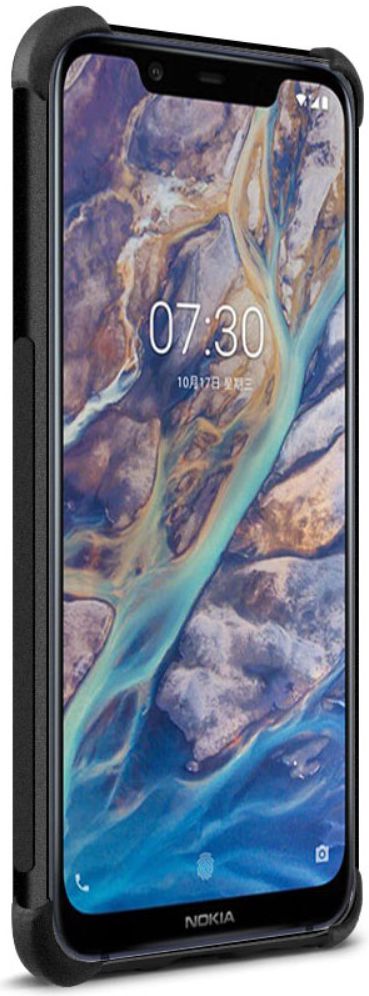 Noki 8.1 TPU Hoesje met Screen Protector Zwart afbeelding 3