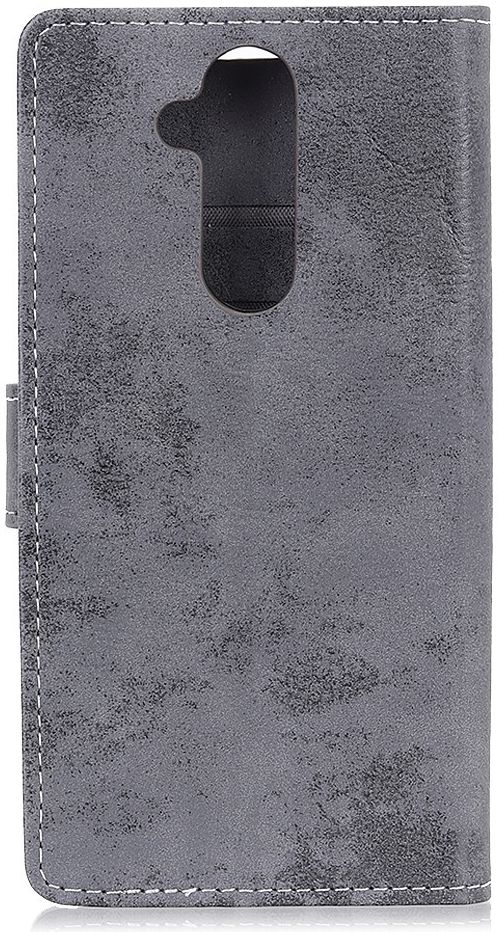Nokia 8.1 Vintage Portemonnee Hoesje Grijs afbeelding 4