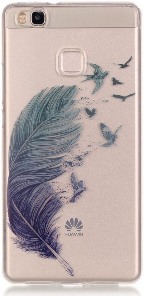 Huawei P9 Lite TPU Hoesje met Veer Print afbeelding 1