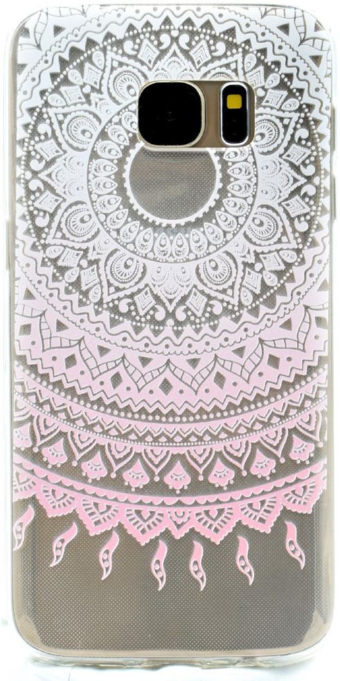 Samsung Galaxy S7 TPU Hoesje met Mandala Print afbeelding 1