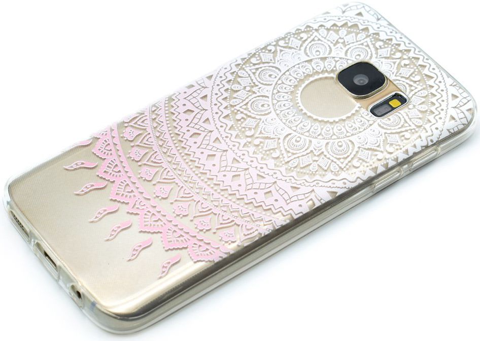 Samsung Galaxy S7 TPU Hoesje met Mandala Print afbeelding 2