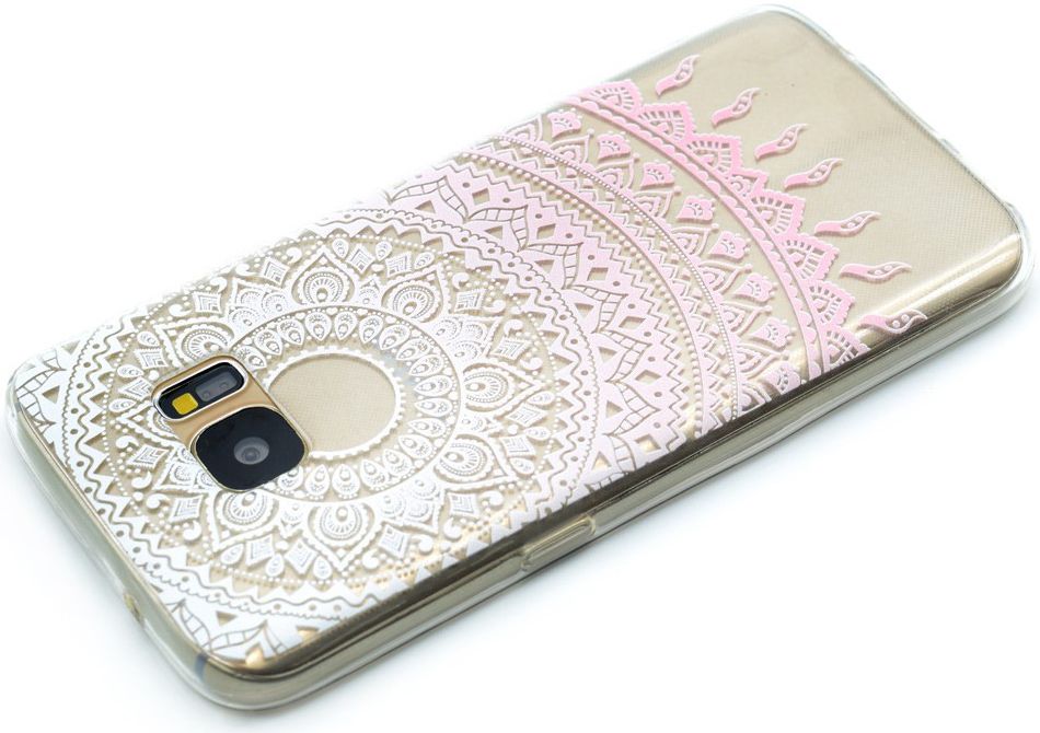 Samsung Galaxy S7 TPU Hoesje met Mandala Print afbeelding 3