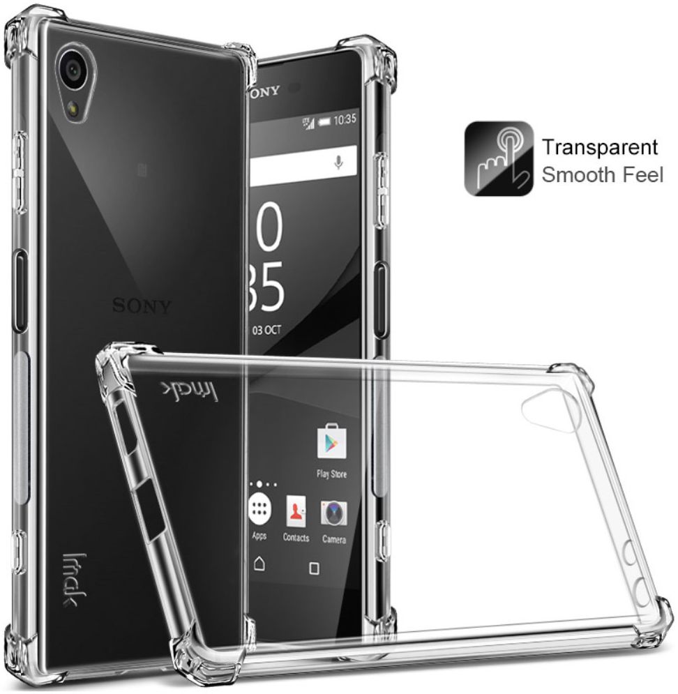 Sony Xperia XA1 Plus TPU Hoesje met Screen Protector Transparant afbeelding 5