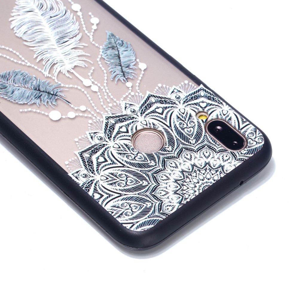 Transparante Huawei P20 Lite TPU Hoesje met Dromemvanger Opdruk afbeelding 4