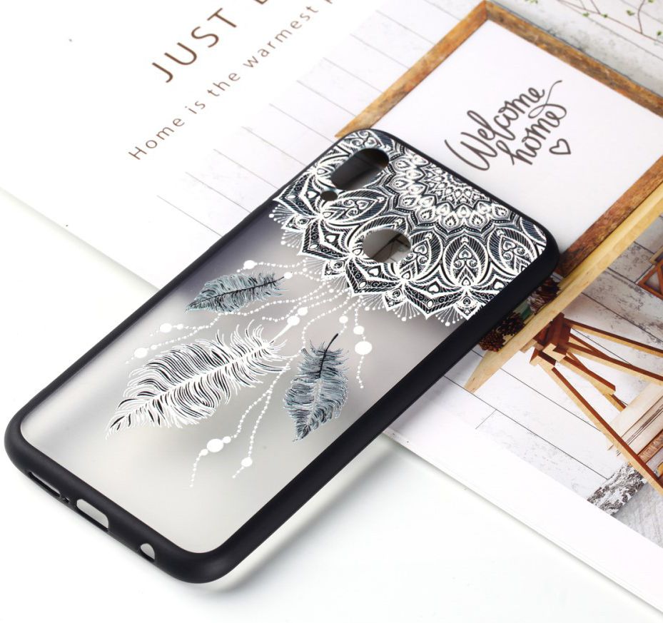 Transparante Huawei P20 Lite TPU Hoesje met Dromemvanger Opdruk afbeelding 5