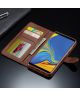 Samsung Galaxy A9 (2018) Portemonnee Bookcase Hoesje Coffee