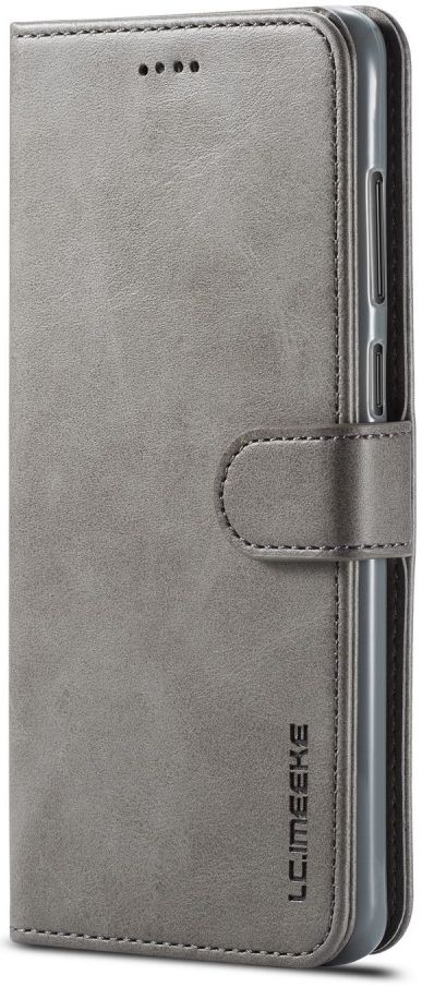 Samsung Galaxy A9 (2018) Portemonnee Bookcase Hoesje Grijs afbeelding 4