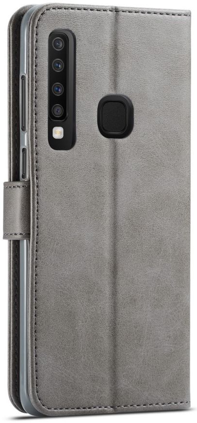Samsung Galaxy A9 (2018) Portemonnee Bookcase Hoesje Grijs afbeelding 1