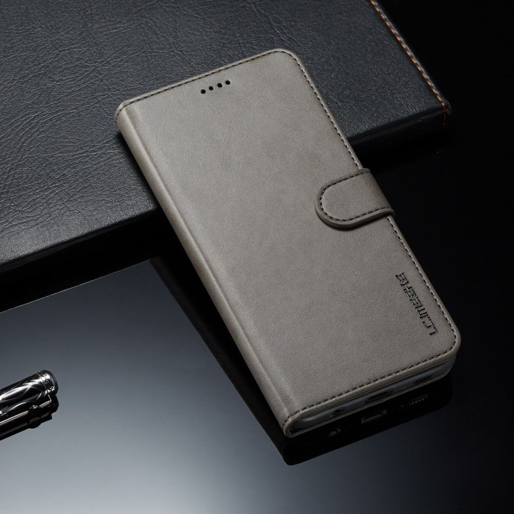 Samsung Galaxy A9 (2018) Portemonnee Bookcase Hoesje Grijs afbeelding 5