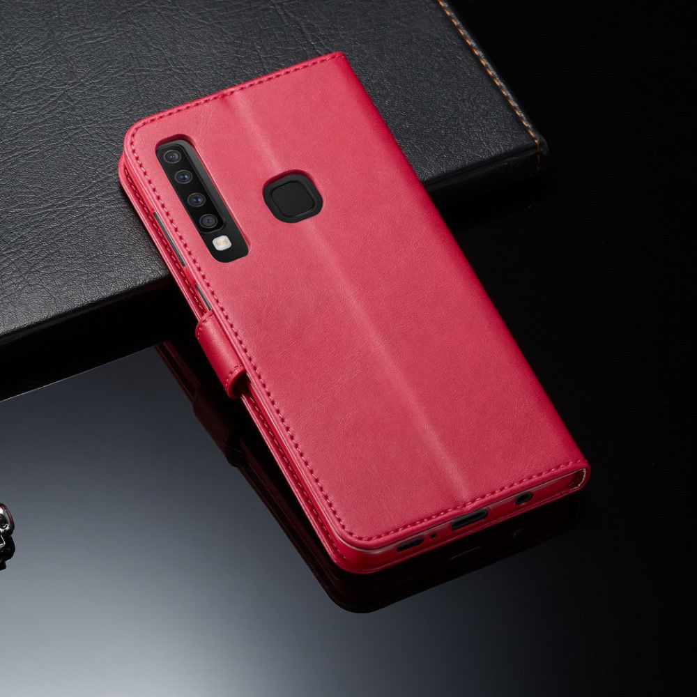 Samsung Galaxy A9 (2018) Portemonnee Bookcase Hoesje Rood afbeelding 6