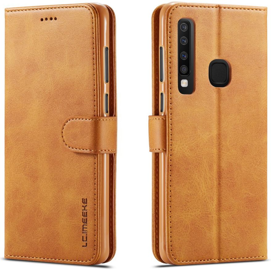 Samsung Galaxy A9 (2018) Portemonnee  Bookcase Hoesje Bruin afbeelding 2