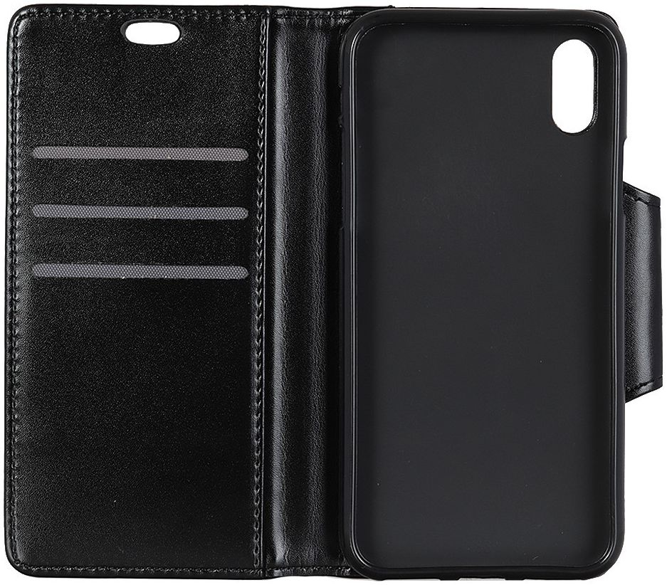 Sony Xperia L3 Portemonnee Hoesje Zwart afbeelding 2