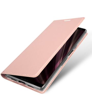 Dux Ducis Book Case Sony Xperia 10 Hoesje Roze Goud Hoesjes