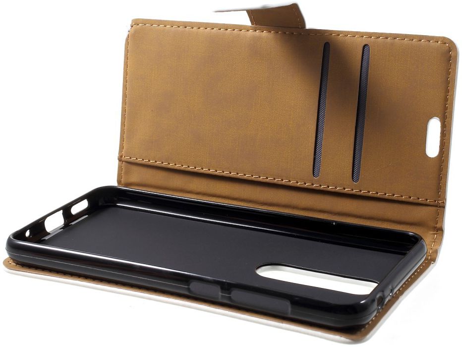 Nokia 5.1 Plus Portemonnee Hoesje met Uil Print afbeelding 2