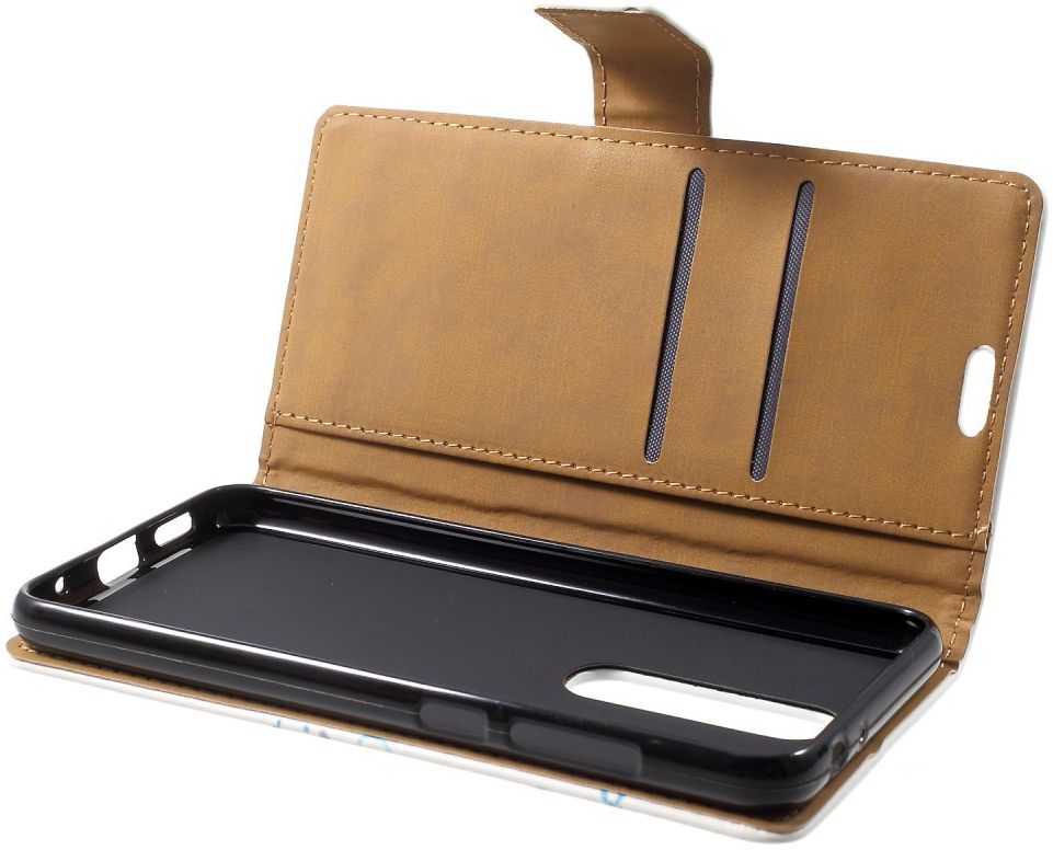 Nokia 5.1 Plus Portemonnee Hoesje met Boom Print afbeelding 2