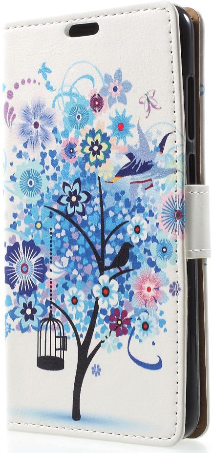 Nokia 5.1 Plus Portemonnee Hoesje met Boom Print afbeelding 5