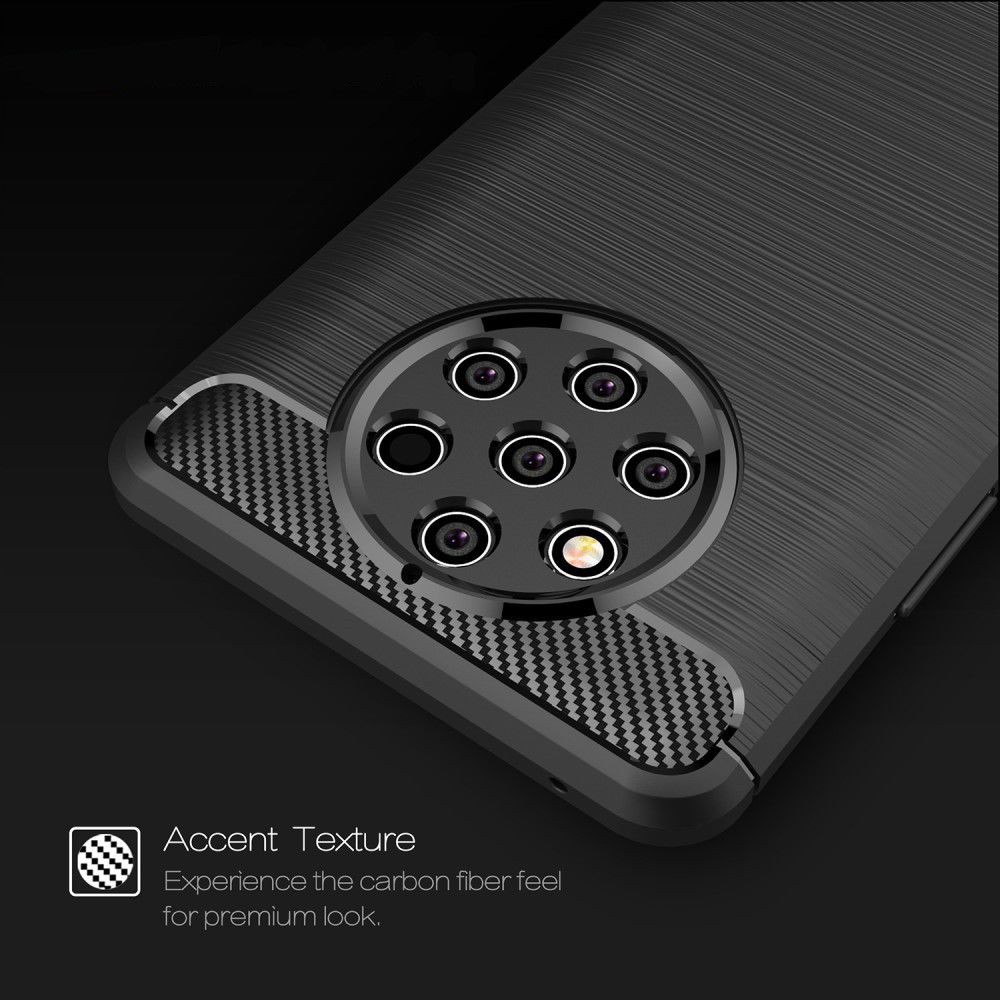 Nokia 9 PureView Geborsteld TPU Hoesje Blauw afbeelding 9