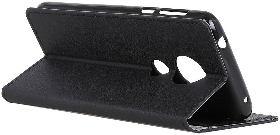 Motorola Moto G7 Stijlvol Portemonnee Hoesje Zwart afbeelding 3