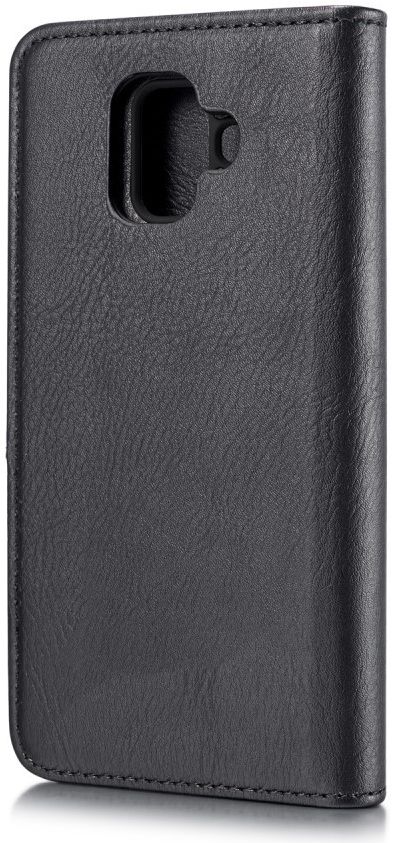 Samsung Galaxy A6 Leren 2-in-1 Bookcase en Back Cover Hoesje Zwart afbeelding 6
