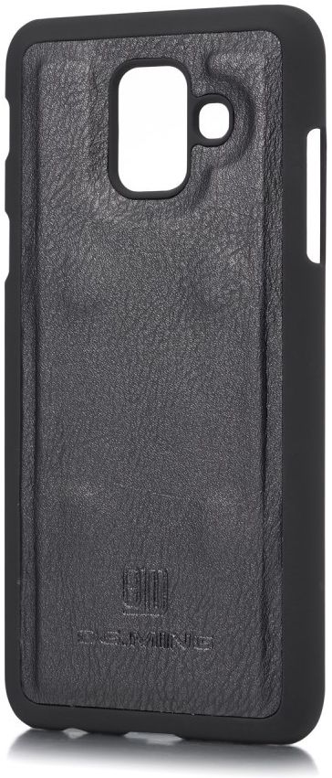 Samsung Galaxy A6 Leren 2-in-1 Bookcase en Back Cover Hoesje Zwart afbeelding 7