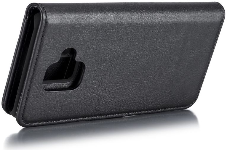Samsung Galaxy A6 Leren 2-in-1 Bookcase en Back Cover Hoesje Zwart afbeelding 8