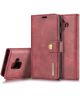 Samsung Galaxy A6 Leren 2-in-1 Bookcase en Back Cover Hoesje Rood