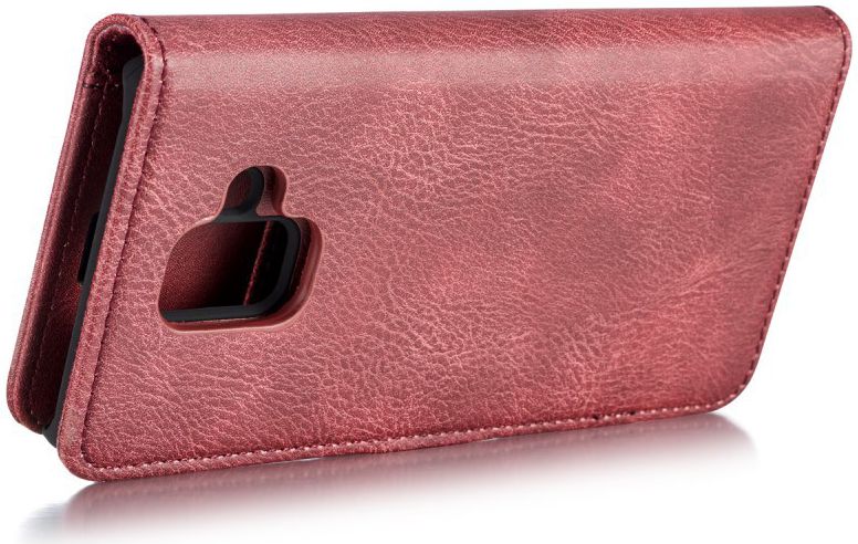 Samsung Galaxy A6 Leren 2-in-1 Bookcase en Back Cover Hoesje Rood afbeelding 8