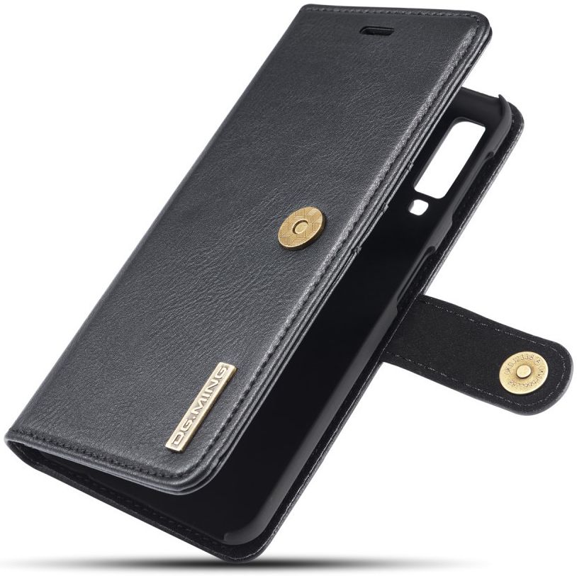 Samsung Galaxy A7 (2018) Leren 2-in-1 Bookcase en Back Cover Zwart afbeelding 1