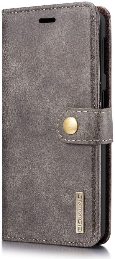 Samsung Galaxy A7 (2018) Leren 2-in-1 Bookcase en Back Cover Grijs afbeelding 5