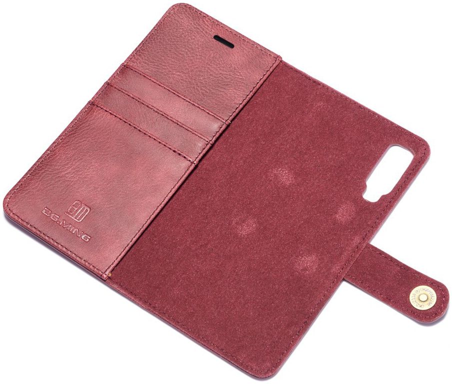 Samsung Galaxy A7 (2018) Leren 2-in-1 Bookcase en Back Cover Rood afbeelding 10