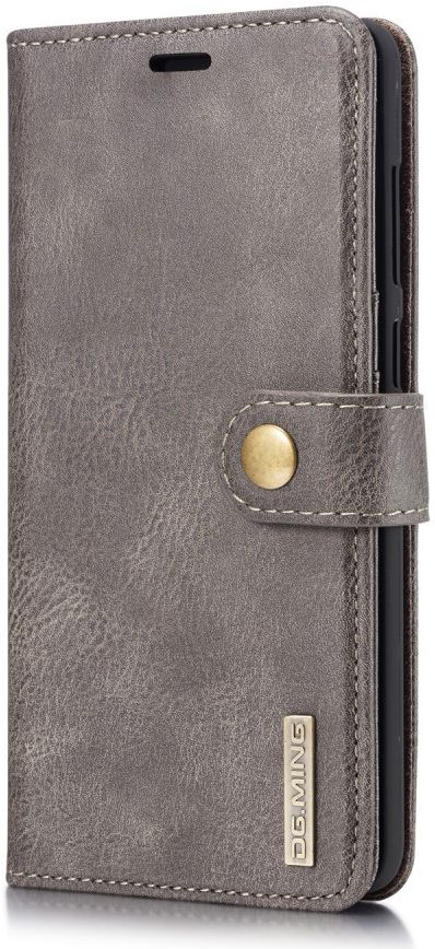 Samsung Galaxy A9 (2018) Leren 2-in-1 Bookcase en Back Cover Grijs afbeelding 5