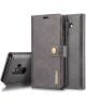 Samsung Galaxy A6 Plus Leren 2-in-1 Bookcase en Back Cover Grijs