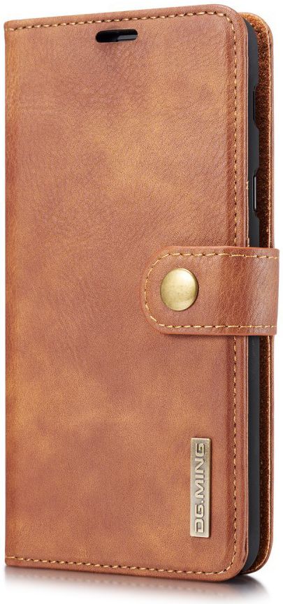 Samsung Galaxy A6 Plus Leren 2-in-1 Bookcase en Back Cover Bruin afbeelding 5