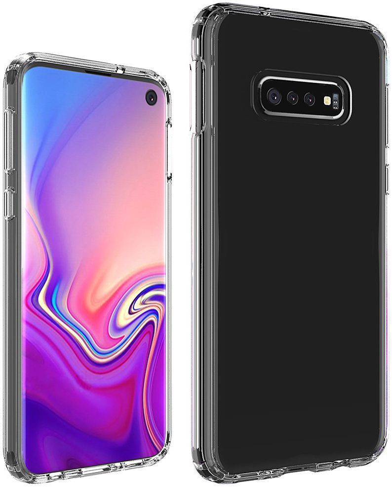 Samsung Galaxy S10E Hoesje Armor Back Cover Transparant afbeelding 2