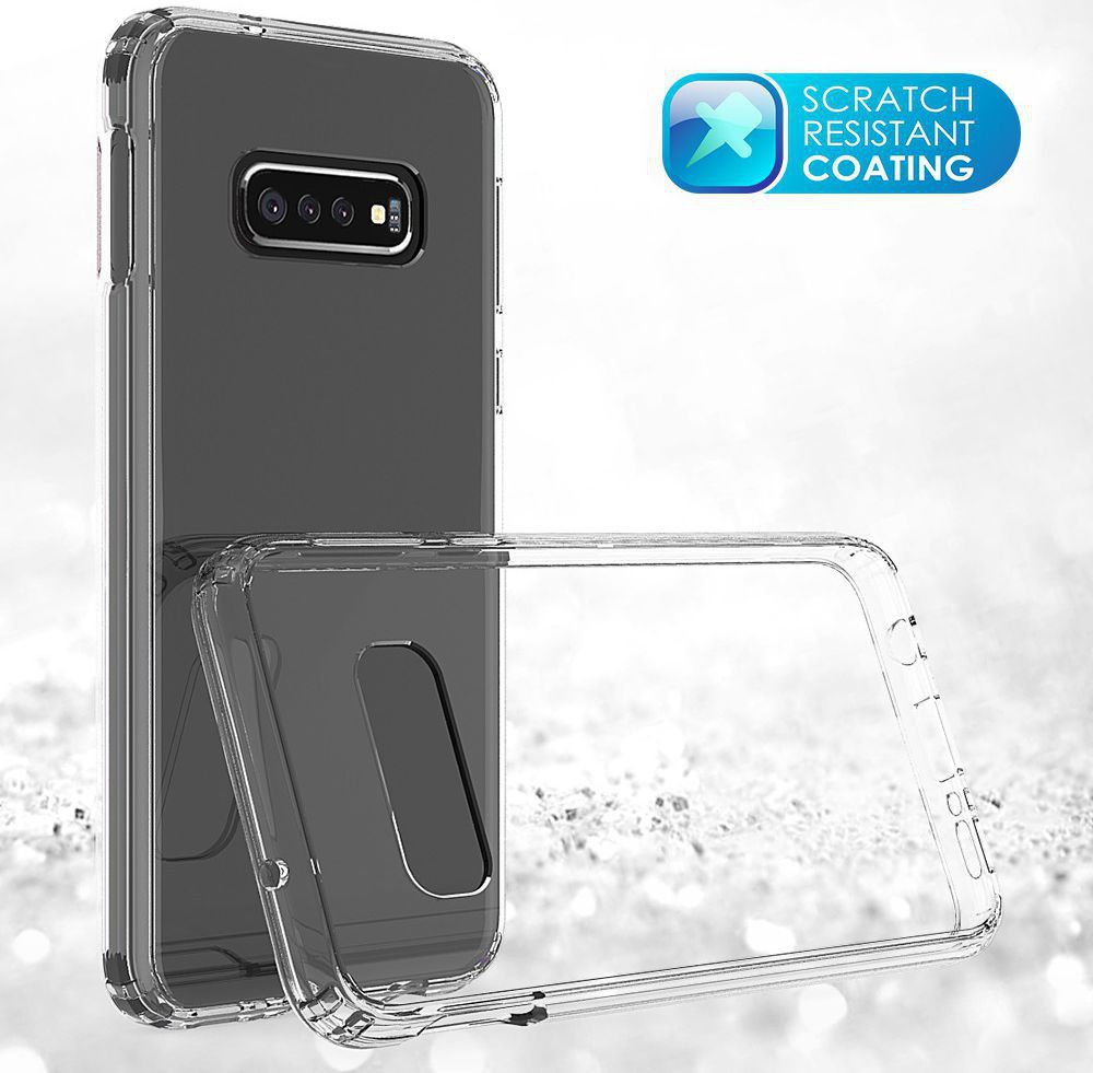Samsung Galaxy S10E Hoesje Armor Back Cover Transparant afbeelding 6