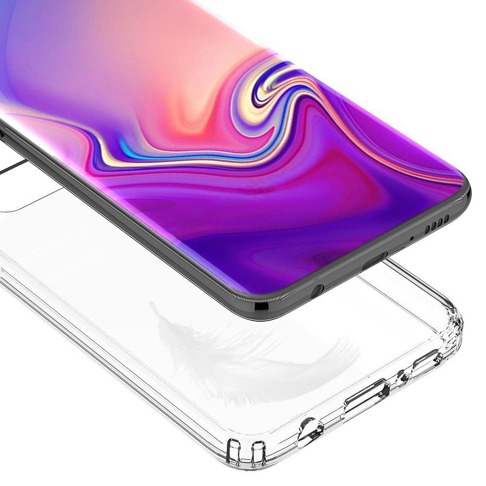 Samsung Galaxy S10E Hoesje Armor Back Cover Transparant afbeelding 7