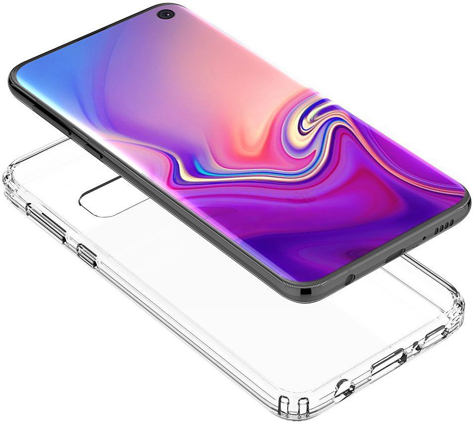 Samsung Galaxy S10E Hoesje Armor Back Cover Transparant afbeelding 8