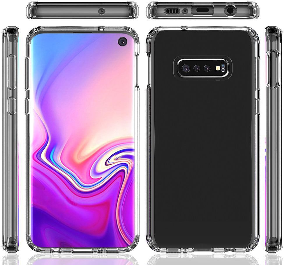 Samsung Galaxy S10E Hoesje Armor Back Cover Transparant afbeelding 9