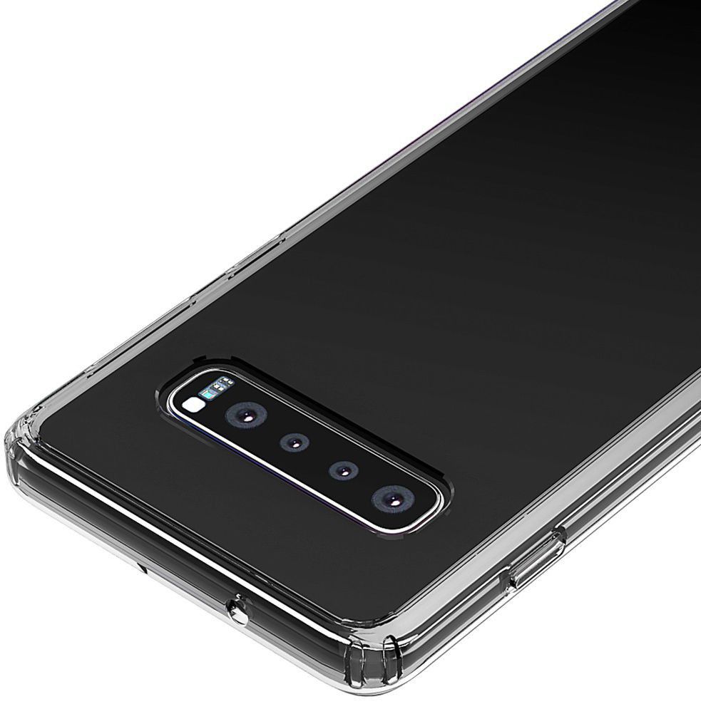 Samsung Galaxy S10 Plus Hoesje Armor Back Cover Transparant afbeelding 5