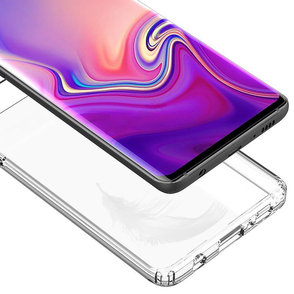 Samsung Galaxy S10 Plus Hoesje Armor Back Cover Transparant afbeelding 6