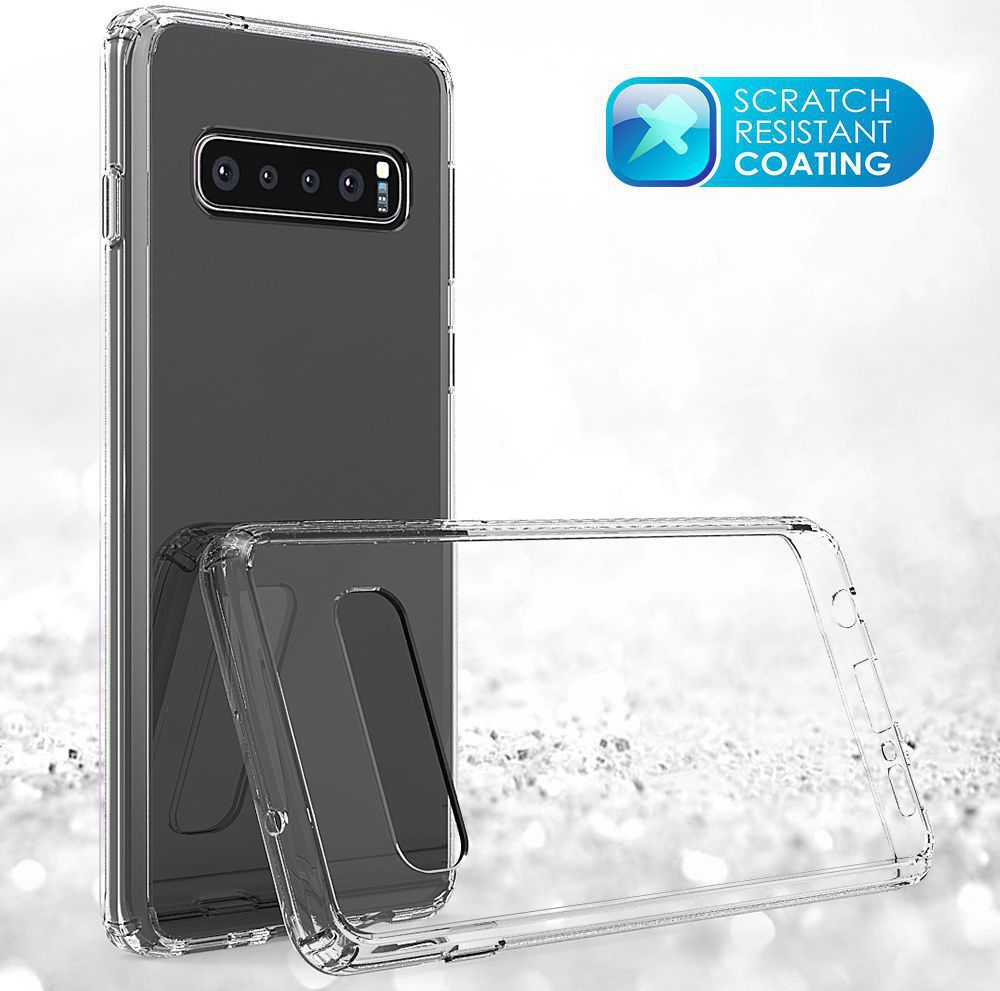 Samsung Galaxy S10 Plus Hoesje Armor Back Cover Transparant afbeelding 9