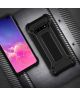 Samsung Galaxy S10E Hoesje Shock Proof Hybride Backcover Zwart