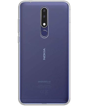 Nokia 3.1 Plus Transparant TPU Hoesje Hoesjes