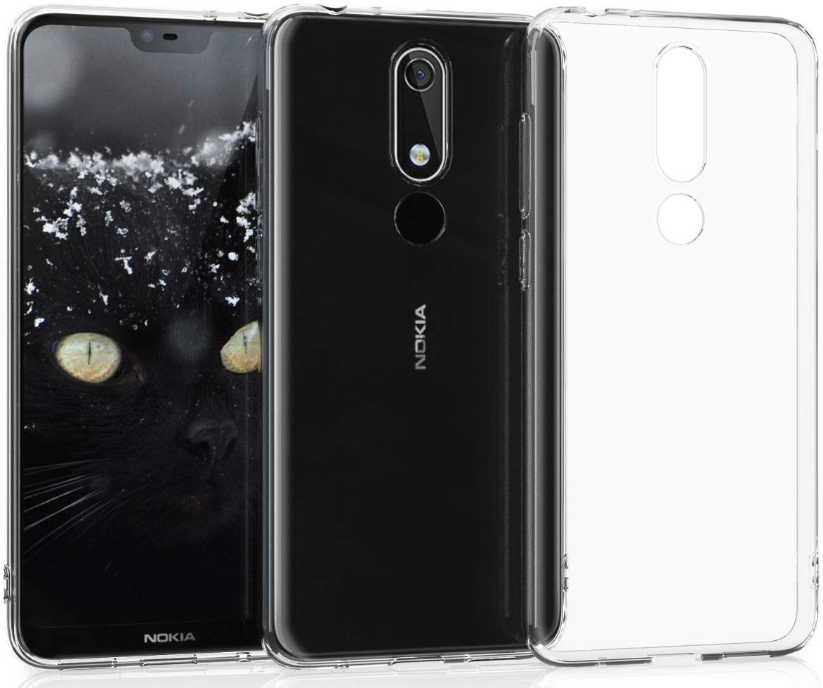 Nokia 5.1 Plus Transparant TPU Hoesje afbeelding 3