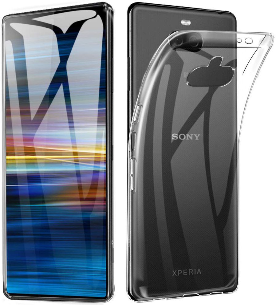 Sony Xperia 10 Hoesje Dun TPU Transparant afbeelding 1